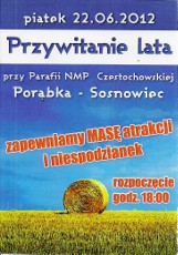 Sosnowiec: Przywitanie lata - festyn przy Parafii NMP Częstochowskiej na Porąbce