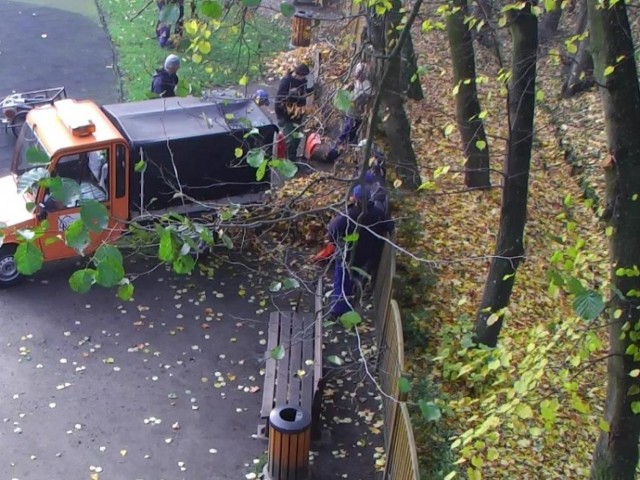 Jesień w Wejherowie - posprzątaj liście z chodników