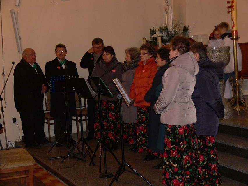 Opłatek pielgrzymów w Dzierżawach 2014