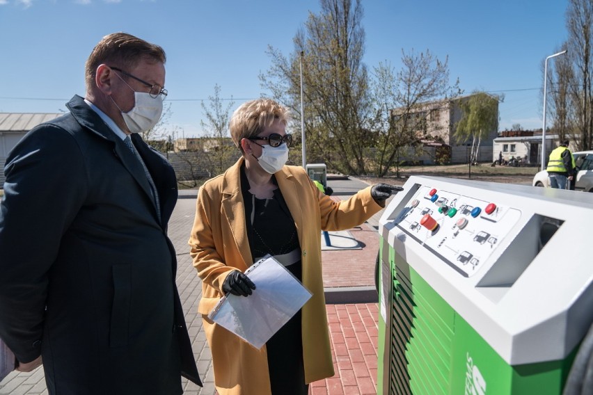 Zajezdni MZK w Koninie zostały zamontowane trzy ładowarki  do autobusów elektrycznych