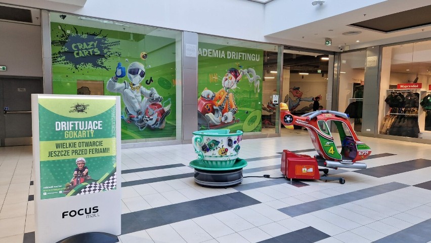 Nowa atrakcja w Focus Mall w Piotrkowie. Gokarty do driftowania nie tylko dla najmłodszych ZDJĘCIA