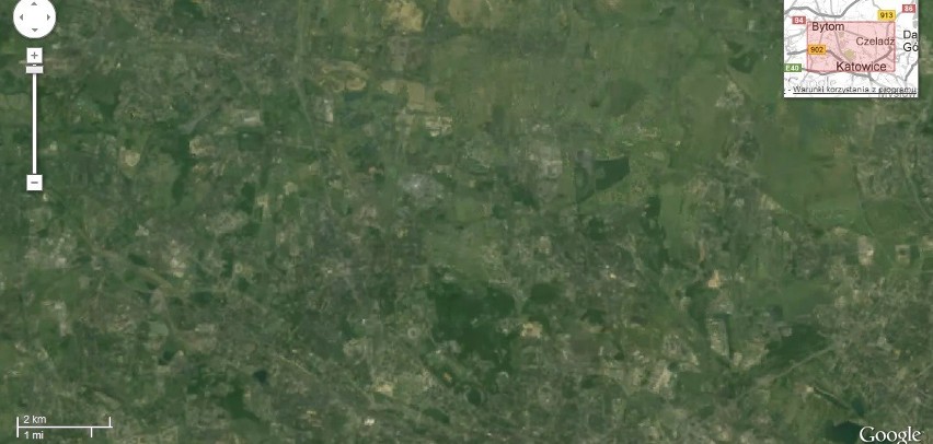 Siemianowice: Tak miasto zmieniało się od 1984. Zdjęcia satelitarne