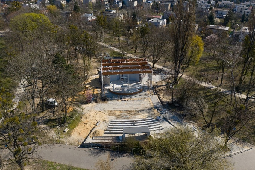 Ostrowski amfiteatr w Parku Miejskim. Modernizacja trwa!