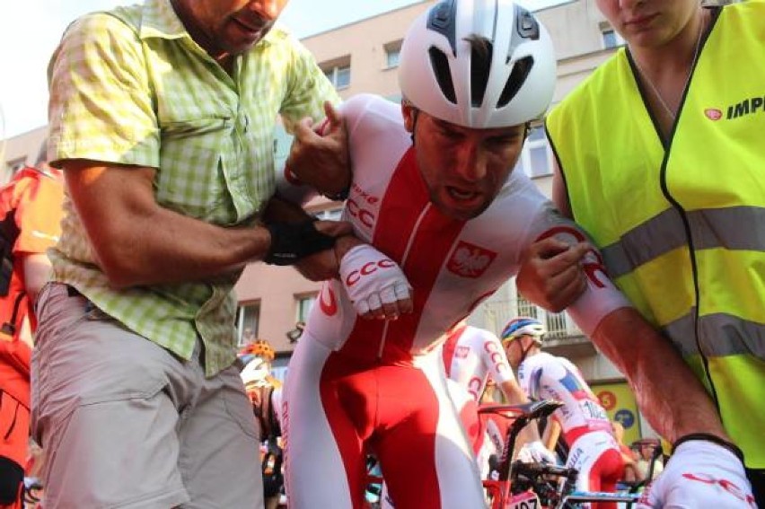 Wypadek podczas Tour de Pologne 2015