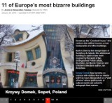 "Krzywy Domek" na liście 11 najdziwniejszych budynków Europy