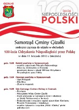 11 listopada w gminie Gizałki. Święto Niepodległości rozpocznie się o 12.00 w kościele od wspólnego zaśpiewania Mazurka Dąbrowskiego