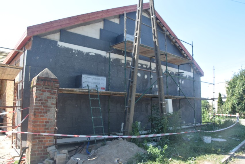 Postępy prac w budowie świetlicy wiejskiej w Piechaninie ZDJĘCIA