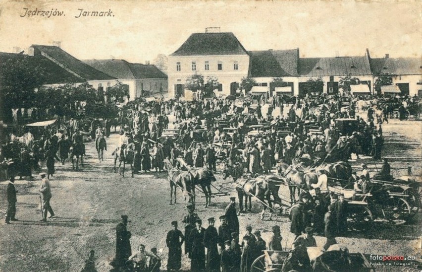 1903, Jarmark na Rynku w Jędrzejowie.
