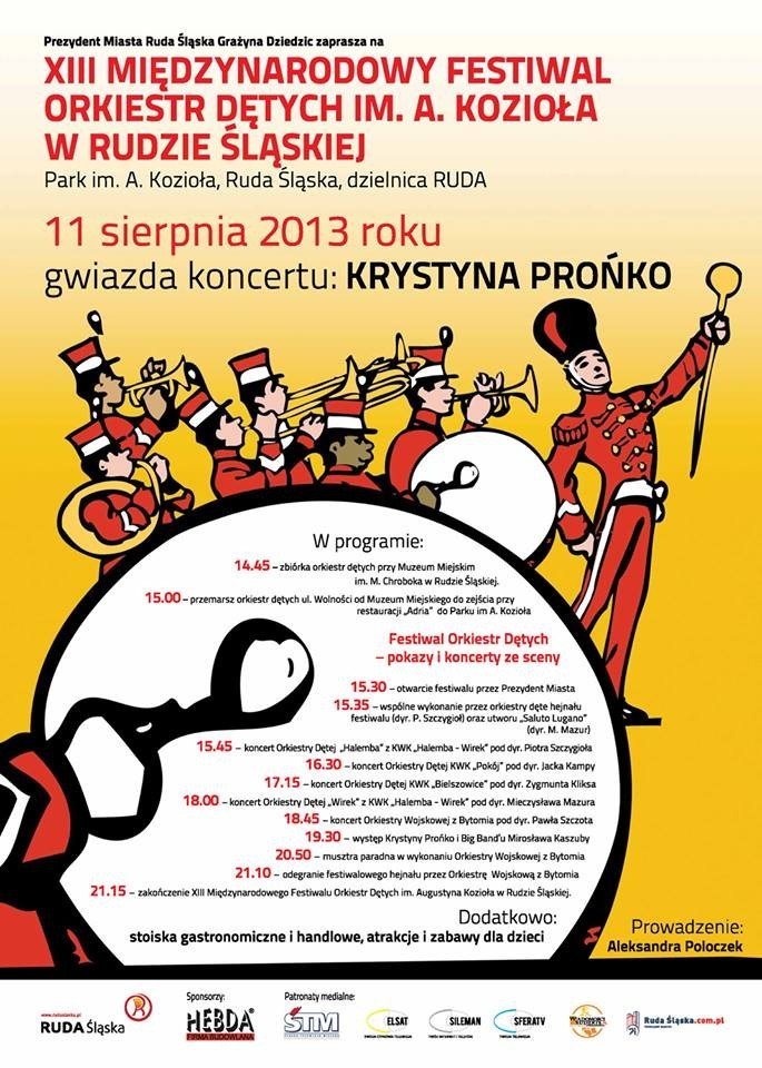 Festiwal Orkiestr Dętych w Rudzie Śląskiej 2013