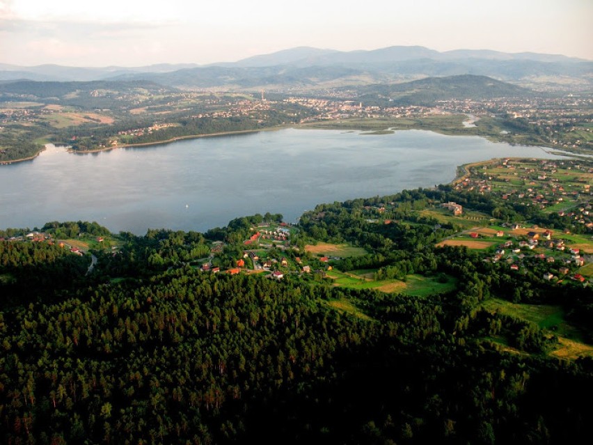 Jezioro Żywieckie i Międzybrodzkie z lotu ptaka [ZDJĘCIA]