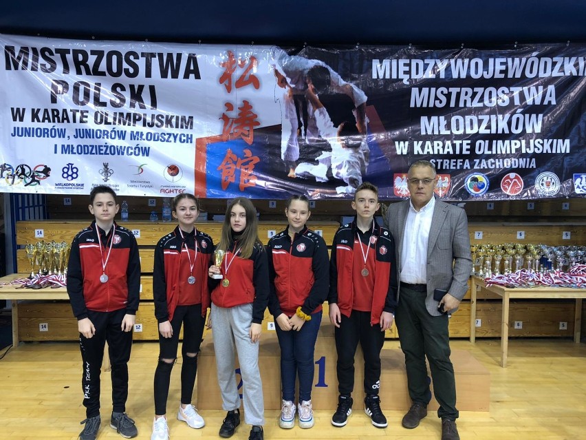 Pleszewski Klub Karate na Międzywojewódzkich Mistrzostw Młodzików Karate WKF w Poznaniu