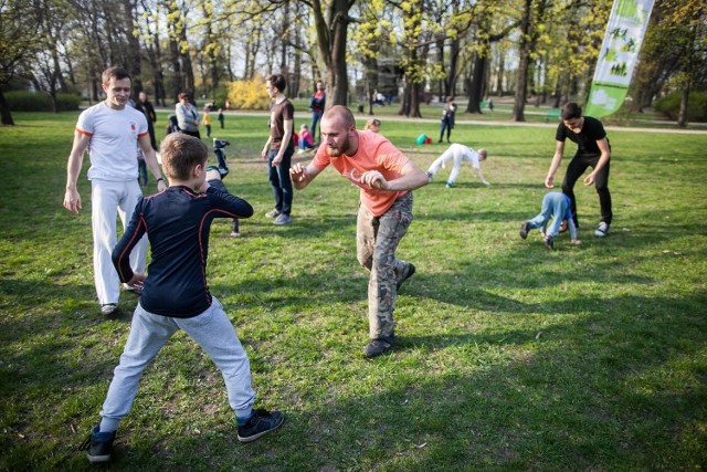 Capoeira w Parku Helenów