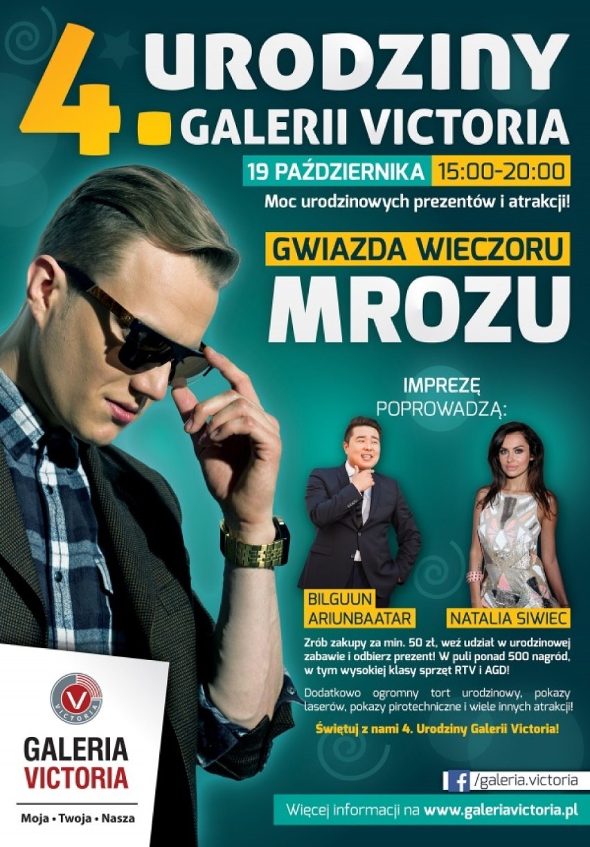 Ich zobaczycie na 4. urodzinach Galerii Victoria