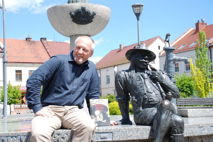 Rafał Ryszka na bieruńskim rynku