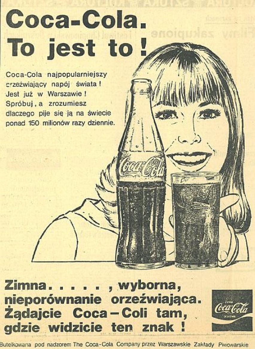 Coca-Cola - reklama prasowa