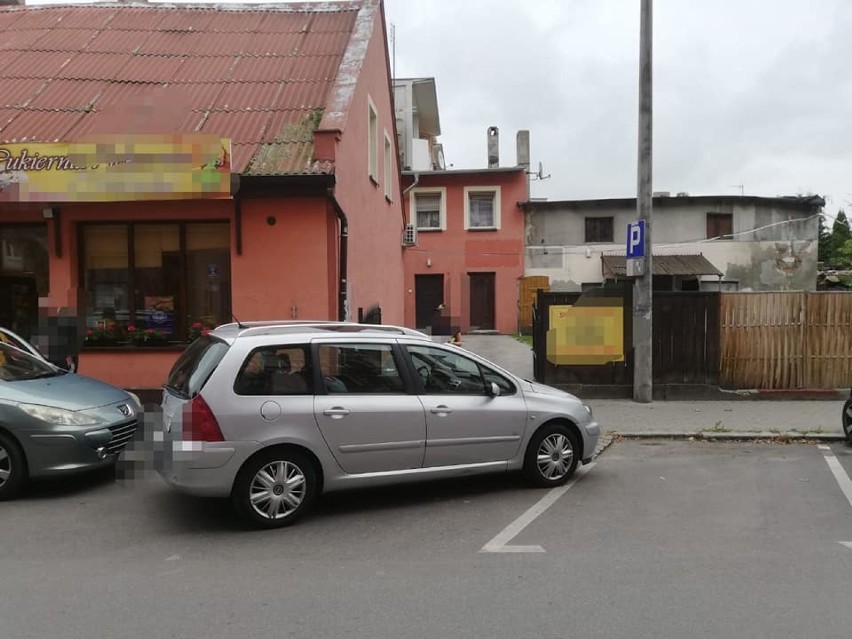 Nieprawidłowe parkowanie w Inowrocławiu
