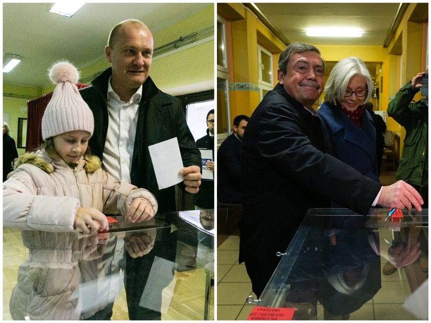 Wybory w Szczecinie: Kandydaci na prezydenta zagłosowali [ZDJĘCIA, WIDEO]