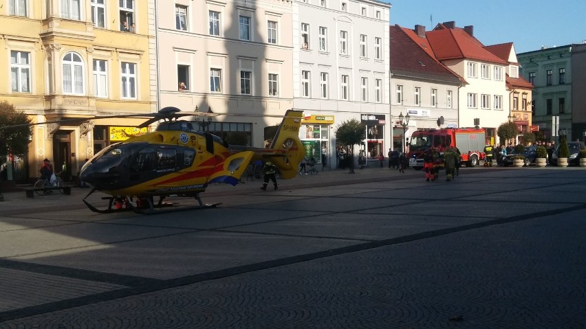 KROTOSZYN: Helikopter LPR interweniował na krotoszyńskim rynku [ZDJĘCIA + FILM]