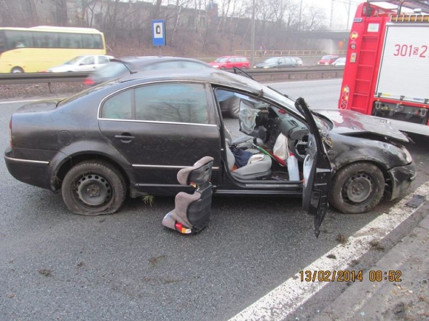 Przy ul. Murckowskiej w Katowicach doszło do wypadku
