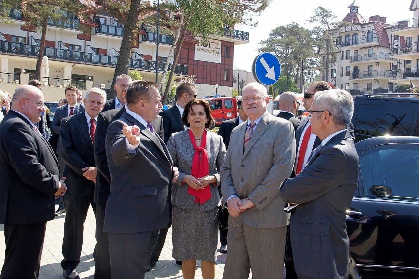 Krynica Morska. Wizyta prezydenta Słowacji Ivana Gasparovica