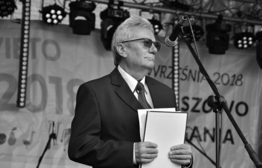 Zmarły Tomasz Niesłuchowski rok temu, podczas dożynek.