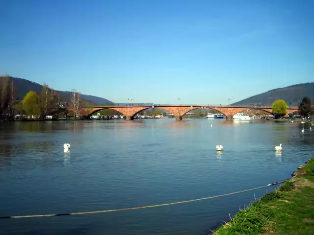 Rzeka Men, most łączący stary i nowy Miltenberg. Fot. Isabella Degen