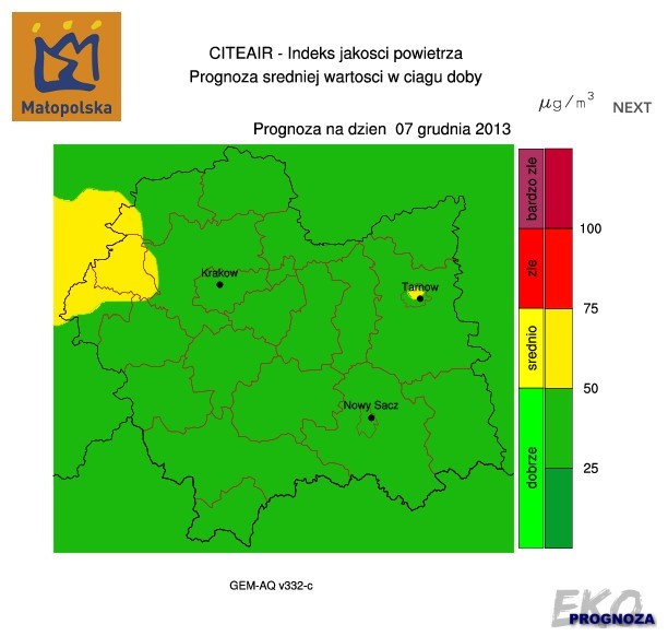 Orkan Ksawier przewietrzył Kraków i Małopolskę. Tak czystego powietrza dawno nie było