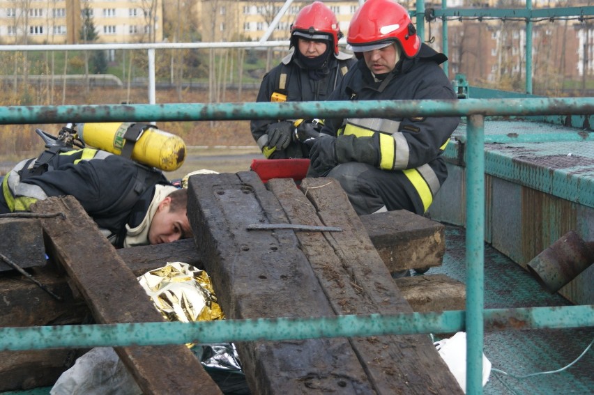 Wybuch i akcja ratownicza w Moszczenicy FOTO