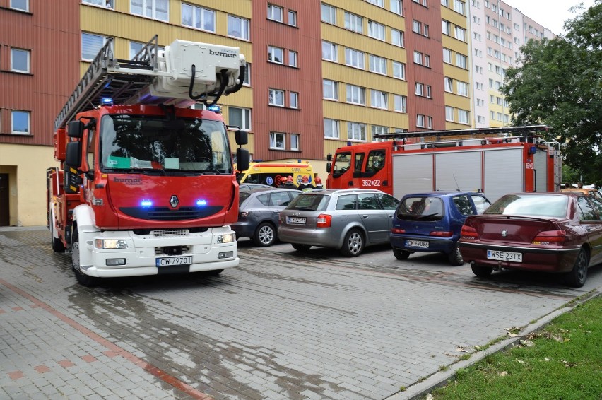 Pożar w mieszkaniu na ul. Ostrowskiej