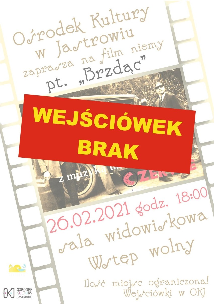 Muzyka na żywo do niemego filmu w  OKJ Jastrowie