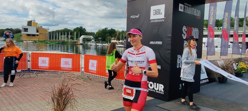 Magdalena Lenz ze Starogardu Gdańskiego Wicemistrzynią Polski w triathlonie 