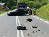 Wypadek na DK 28 w Krasiczynie. Zobacz zdjęcia!