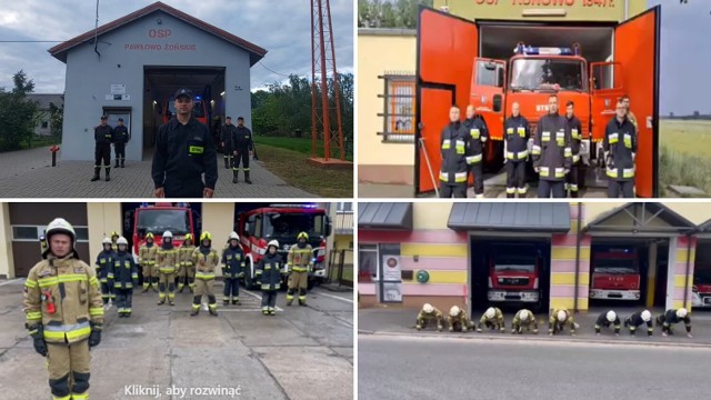 Kolejni strażacy z powiatu wągrowieckiego dołączyli do akcji pompowania dla Antosia