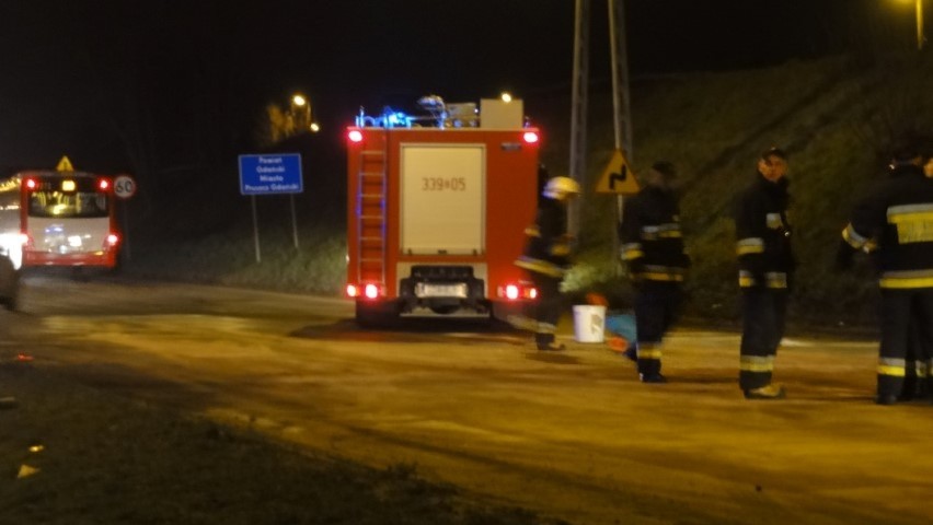 Gdańsk - Pruszcz Gd. Wypadek na drodze krajowej nr 91. Jedna osoba ranna [ZDJĘCIA]