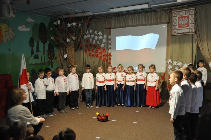 Święto Niepodległości w Przedszkolu nr 4 w Łęczycy