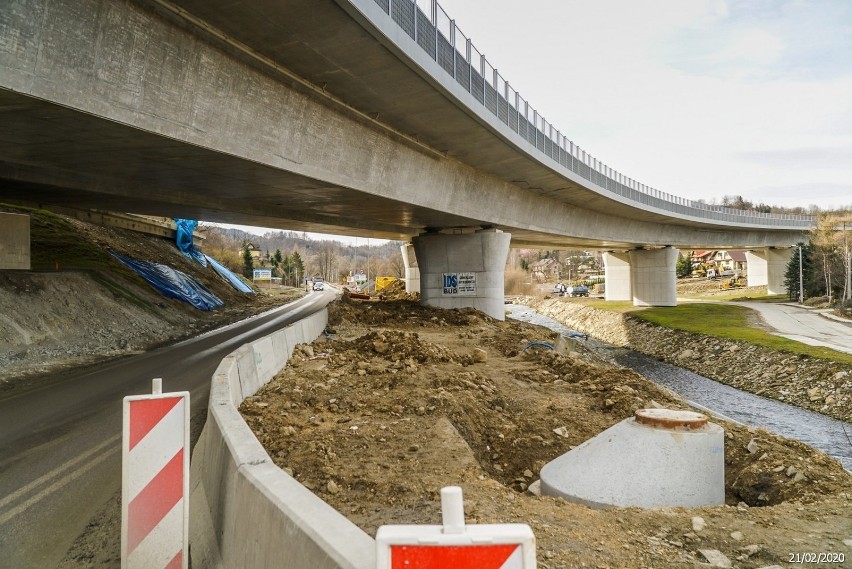 Budowa zakopianki na odcinku pomiędzy Lubniem i Rabką