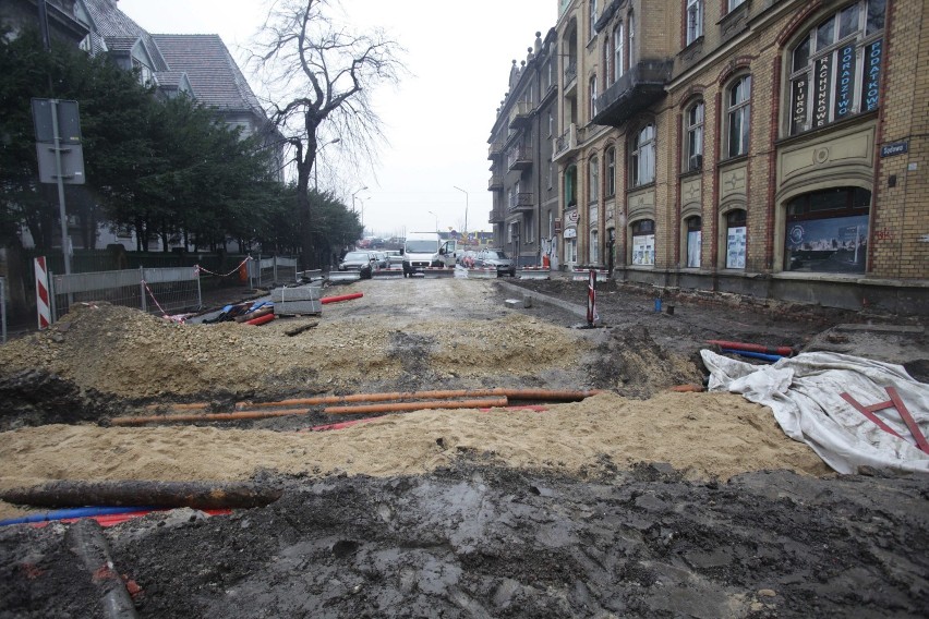 Przebudowa centrum Katowic - remont na placu Wolności