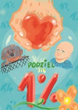 „Podziel się 1%”. Konkurs na plakat [PLEBISCYT ZAKOŃCZONY]