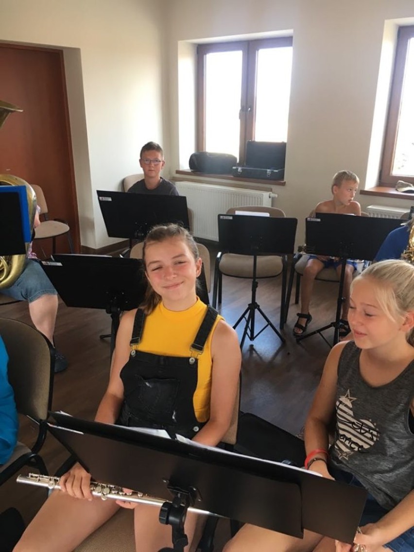 Zbąszyńska Orkiestra Dęta, na trzydniowych warsztatach w Pszczewie