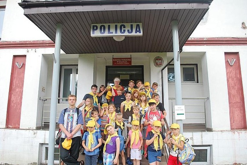 Dzieci z hospicjum odwiedziły policjantów