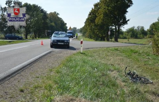 W Adamowie zginął rowerzysta pod kołami samochodu