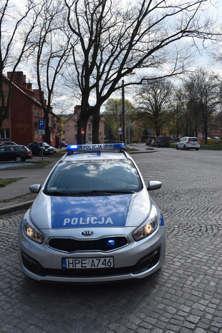 Zablokowany jest ruch na ulicy Piastów w Krośnie Odrzańskim....