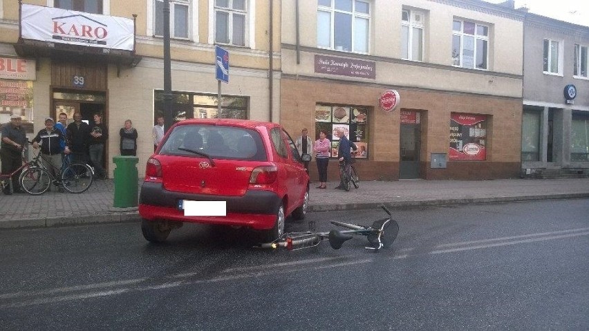 Do wypadku doszło na ulicy Słowackiego w Aleksandrowie...
