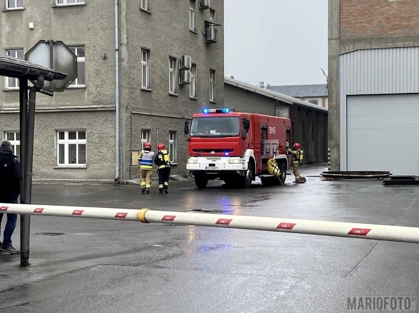 Pożar w Cementowni "Odra" w Opolu.