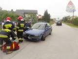 Wypadek w Sierakowicach Lewych. Poszkodowane dwie osoby [ZDJĘCIA]