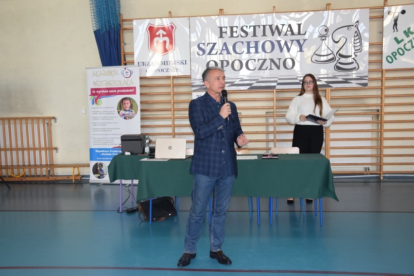 W Festiwalu Szachowym w Opocznie rywalizowało 55 osób, w tym...