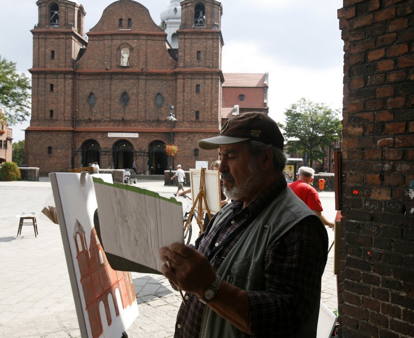 Plener malarski na Nikiszowcu. Grupa janowska skończyła 66 lat [ZDJĘCIA]