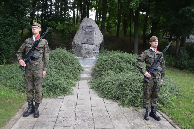 Pomnik Pamięci Ofiar Zbrodni Wołyńskiej w Gorzowie znajduje się w parku Siemiradzkim.