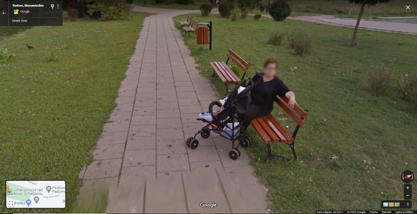 Kogo uchwyciły kamery Google Street View na radomskim...