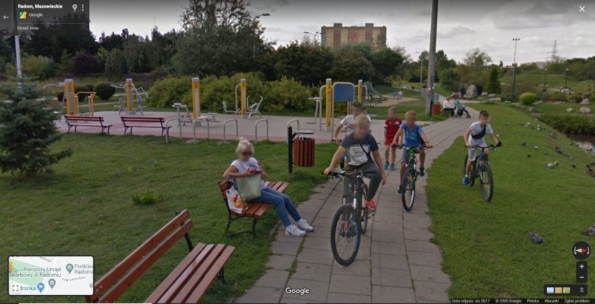 Kogo uchwyciły kamery Google Street View na radomskim...